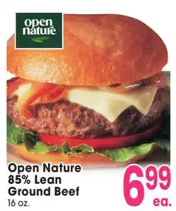 Jewel-Osco Open Nature 85% Lean Ground Beef offer