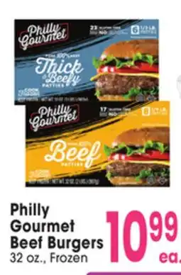 Jewel-Osco Philly Gourmet Beef Burgers offer