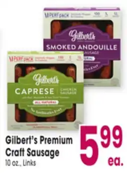 Jewel-Osco Gilbert's Premium Craft Sausage offer