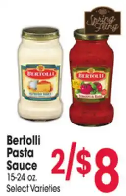 Jewel-Osco Bertolli Pasta Sauce offer