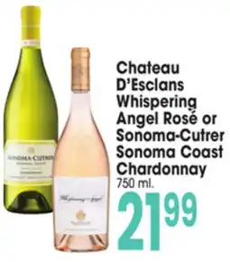 Jewel-Osco Chateau D'Esclans Whispering Angel Rosé or Sonoma-Cutrer Sonoma Coast Chardonnay offer
