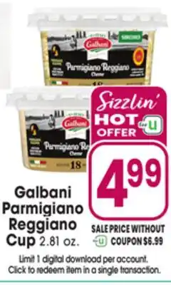 Jewel-Osco Galbani Parmigiano Reggiano Cup offer