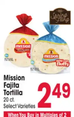 Jewel-Osco Mission Fajita Tortilla offer