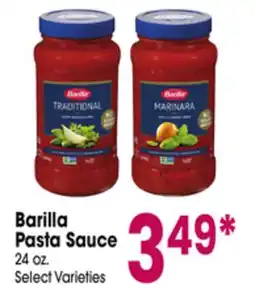 Jewel-Osco Barilla Pasta Sauce offer