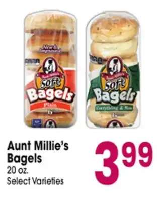 Jewel-Osco Aunt Millie's Bagels offer