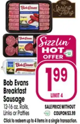 Jewel-Osco Bob Evans Breakfast Sausage offer