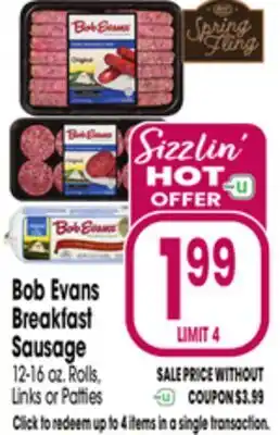 Jewel-Osco Bob Evans Breakfast Sausage offer