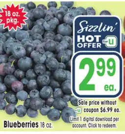 Jewel-Osco Blueberries offer