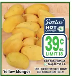 Jewel-Osco Yellow Mangos offer