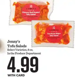 Mariano's Jenny's Tofu Salads offer