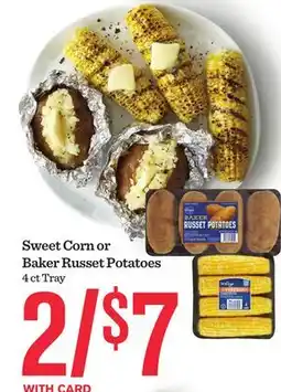 Mariano's Sweet Corn or Baker Russet Potatoes offer