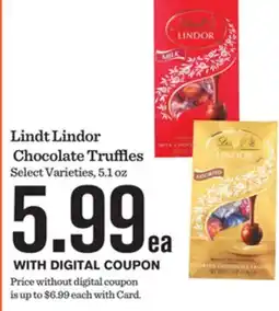 Mariano's Lindt Lindor Chocolate Truffles offer