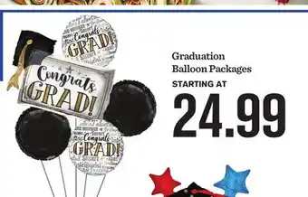 Mariano's Graduation Balloon Packages offer