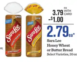 Mariano's Sara Lee Honey Wheat or Butter Bread offer