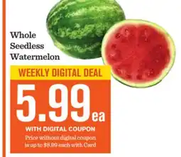 Mariano's Whole Seedless Watermelon offer