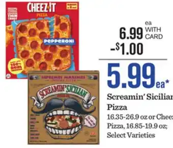 Mariano's Screamin' Sicilian Pizza offer
