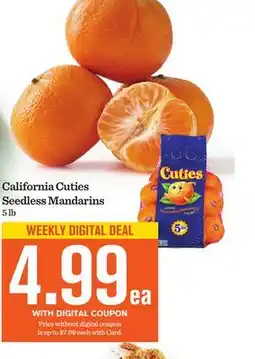 Mariano's California Cuties Seedless Mandarins offer