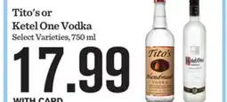 Mariano's Tito's or Ketel One Vodka offer