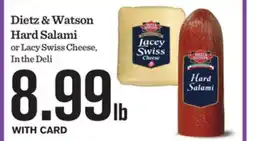 Mariano's Dietz & Watson Hard Salami offer