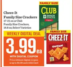 Mariano's Cheez-It Family Size Crackers offer