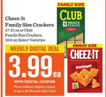 Mariano's Cheez-It Family Size Crackers offer