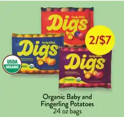 Fresh Thyme Organic Baby and Fingerling Potatoes offer