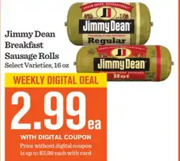 Mariano's Jimmy Dean Breakfast Sausage Rolls offer