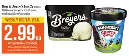 Mariano's Ben & Jerry's Ice Cream offer