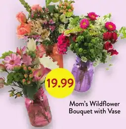 Fresh Thyme Mom's Wildflower Bouquet with Vase offer