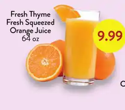 Fresh Thyme Fresh Thyme Fresh Squeezed Orange Juice offer
