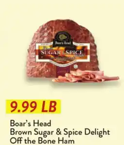 Fresh Thyme Boar's Head Brown Sugar & Spice Delight Off the Bone Ham offer