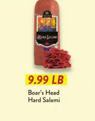 Fresh Thyme Boar's Head Hard Salami offer