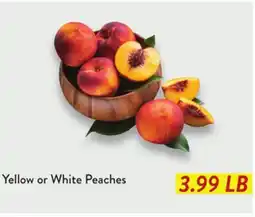 Fresh Thyme Yellow or White Peaches offer