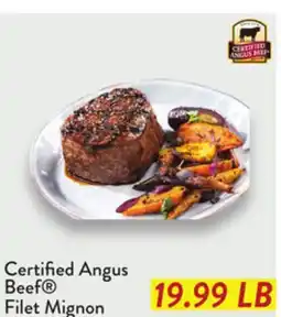 Fresh Thyme Certified Angus Beef Filet Mignon offer