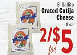 Rio Valley Market El Gallito Grated Cotija Cheese offer