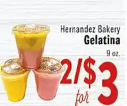 Rio Valley Market Hernandez Bakery Gelatina offer