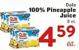 Rio Valley Market Dole 100% Pineapple Juice offer