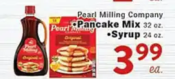 Rio Valley Market Pearl Milling Company Pancake Mix 32 oz. • Syrup 24 oz offer