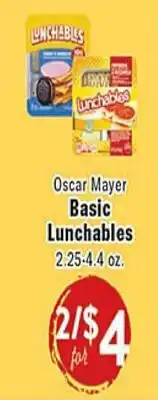 Rio Valley Market Oscar Mayer Basic Lunchables offer