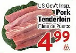 Rio Valley Market US Gov't Insp. Pork Tenderloin offer