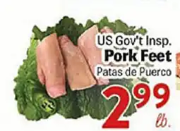 Rio Valley Market US Gov't Insp. Pork Feet offer