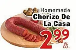 Rio Valley Market Homemade Chorizo De La Casa offer