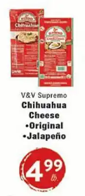 Rio Valley Market V&V Supremo Chihuahua Cheese offer