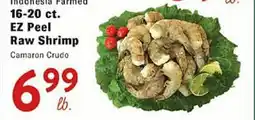 Rio Valley Market Indonesia Farmed 16-20 ct. EZ Peel Raw Shrimp offer