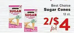 Rio Valley Market Best Choice Sugar Cones offer