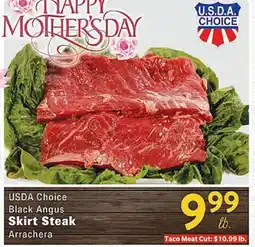 Rio Valley Market USDA Choice Black Angus Skirt Steak offer
