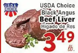 Rio Valley Market USDA Choice Black Angus Beef Liver offer