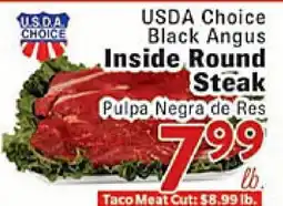 Rio Valley Market USDA Choice Black Angus Inside Round Steak offer