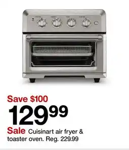 Target Cuisinart air fryer & toaster oven offer