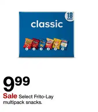 Target Select Frito-Lay multipack snacks offer